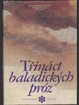 Třináct baladických próz - náhled