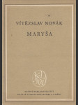 Maryša, op. 18 - dramatická ouvertura pro velký orchestr - partitura - náhled