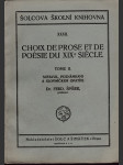 Choix de prose et de Poésie du XIX. siécle - náhled