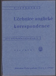 Učebnice anglické korespondence pro obchodní akademie. První díl - náhled