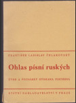 Ohlas písní ruských - náhled