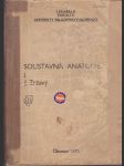 Soustavná anatomie - Určeno pro posl. stomatologie. 1. díl, Pohybový systém - náhled