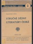 Stručné dějiny literatury české - náhled