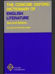 The concise Oxford dictionary of English literature - náhled