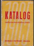 Katalog radiotechnického zboží 1965 - radiopřijímače, magnetofony, gramofony, televizory, radiosoučástky, měřící přístroje - náhled