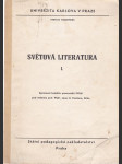 Světová literatura. 1 - náhled