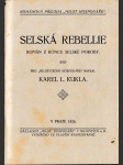 Selská rebellie - Román z konce selské poroby - náhled