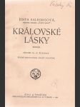 Královské lásky - román - náhled