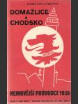 Domažlice a Chodsko - nejnovější průvodce 1936 - náhled