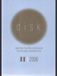 Disk - Selections from the Czech journal for the study of dramatic arts - náhled