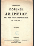 Doplněk k Mukově Aritmetice pro nižší třídy středních škol, k IV. vydání dílu II - náhled