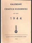 Kalendář českých hudebníků na rok 1944 - náhled