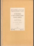 Goethes und Schillers Balladen in Auswahl - Text-Anmerkungen-Wörterbuchl - náhled