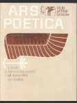 Ars poetica - z úvah o básnickém umění od starověku po dnešek - náhled