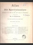 Atlas zu Die Spectralanalyse - náhled