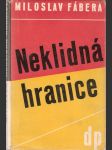 Neklidná hranice - náhled