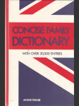 Concise family dictionary - with over 30000 entries - náhled