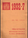 Třicetiletí Městského divadla pražského na Královských Vinohradech - jubilejní číslo k 24. listopadu 1937 - náhled