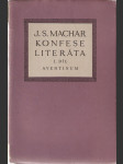 Konfese literáta. Díl I, 1900-1901 - náhled