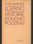 Historie jednoho podzimu - náhled