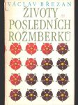 Životy posledních Rožmberků I.-II. - náhled