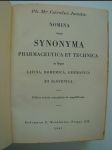 Nomina atque synonyma pharmaceutica et technica in lingua latina, bohemica, germanica et slovenica - náhled