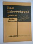 Rok lidovýchovné práce v širším Ostravsku - Zpráva o činnosti Kulturní rady pro širší Ostravsko za školní rok 1921-1922 - náhled