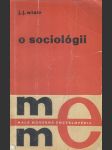 O sociológii- malá moderná encyklopédia - náhled