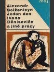 Jeden den Ivana Děnisoviče a jiné prózy - náhled