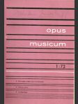 Opus musicum 1972 - náhled