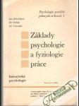 Základy psychologie a fyziologie práce - náhled