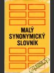 Malý synonymický slovník - náhled