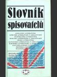 Slovník spisovatelů - náhled