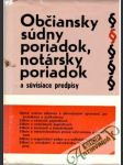 Občiansky súdny poriadok, notársky poriadok - náhled