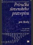 Príručka slovenského pravopisu pre školy - náhled