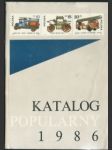 Katalog popularny  znaków pocztowych ziem polskich 1986 - náhled