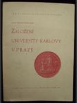 Založení univerzity karlovy v praze - náhled