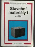 Stavební materiály 1 - náhled