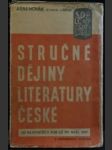 Stručné dějiny literatury české - náhled