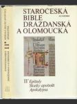 Staročeská bible drážďanská a olomoucká ii. - náhled