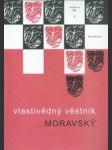 Vlastivědný věstník moravský roč. liii, č. 1, 2001 - náhled