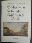 Beschreibung der königlichen residenzstadt berlin - náhled