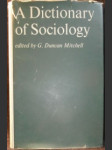 A dictionary of sociology - náhled