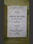 Histoire de l'Empire de Russie sous Pierre le Grand par Voltaire - Tome premier - náhled