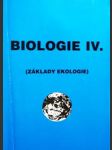 Biologie iv. - základy ekologie - náhled