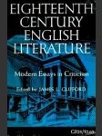 Eighteenth century english literature - modern essays in criticism - náhled