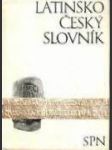 Latinsko český slovník - náhled