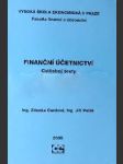 Finanční účetnictví - cvičební texty - náhled