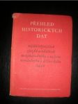 Přehled historických dat nejdůležitějších sjezdů a událostí z mezinárodního a našeho revolučního dělnického hnutí - náhled