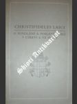 CHRISTIFIDELES LAICI - O povolání a poslání laiků v církvi a ve světě z 30.prosince 1988 - JAN PAVEL II. - náhled